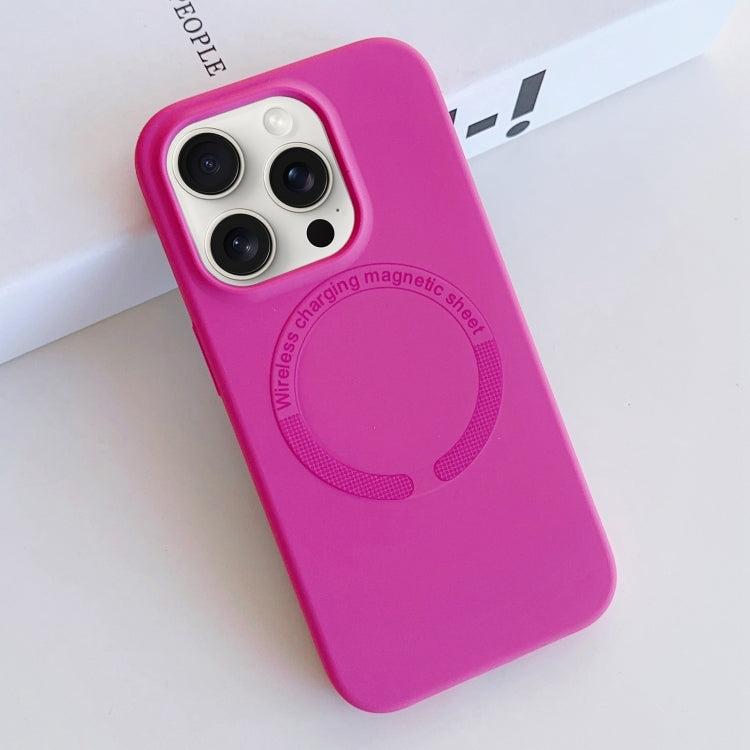 MagSafe Magnetic Liquid Silicone Phone Case, For iPhone 15 Pro Max, For iPhone 15 Pro