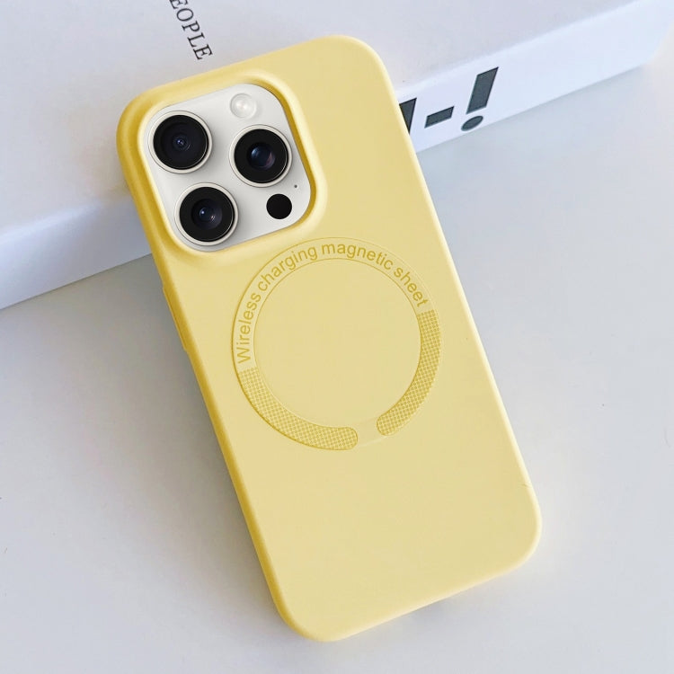 MagSafe Magnetic Liquid Silicone Phone Case, For iPhone 15 Pro Max, For iPhone 15 Pro
