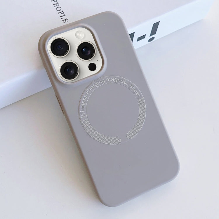 MagSafe Magnetic Liquid Silicone Phone Case, For iPhone 15 Pro Max, For iPhone 15 Pro