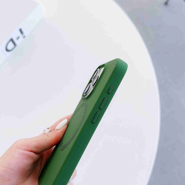 MagSafe Magnetic Liquid Silicone Phone Case, For iPhone 13, For iPhone 12