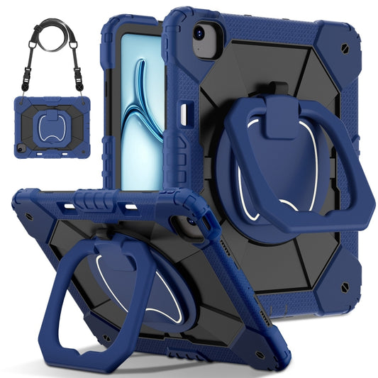 Contrast Color Robot Silicone Hybrid PC Tablet Case, For iPad Air 11 2025 / 2024, For iPad Air 13 2025 / 2024
