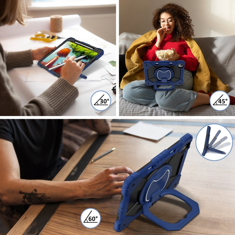 Contrast Color Robot Silicone Hybrid PC Tablet Case, For iPad Air 11 2025 / 2024, For iPad Air 13 2025 / 2024