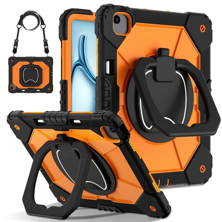 Contrast Color Robot Silicone Hybrid PC Tablet Case, For iPad Air 11 2025 / 2024, For iPad Air 13 2025 / 2024