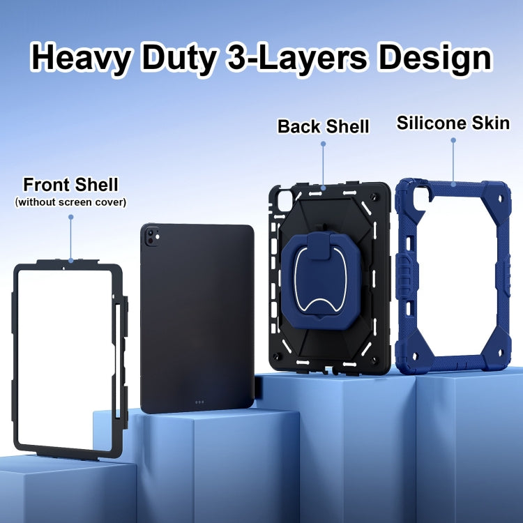 Contrast Color Robot Silicone Hybrid PC Tablet Case, For iPad mini 2024 / mini 6, For iPad Pro 13 2024