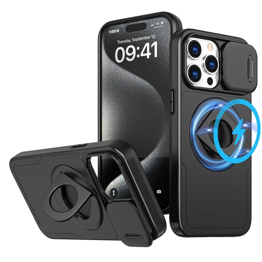 Camshield MagSafe Ring Holder Armor Phone Case, For iPhone 15 Pro Max, For iPhone 15 Pro, For iPhone 15 Plus, For iPhone 15