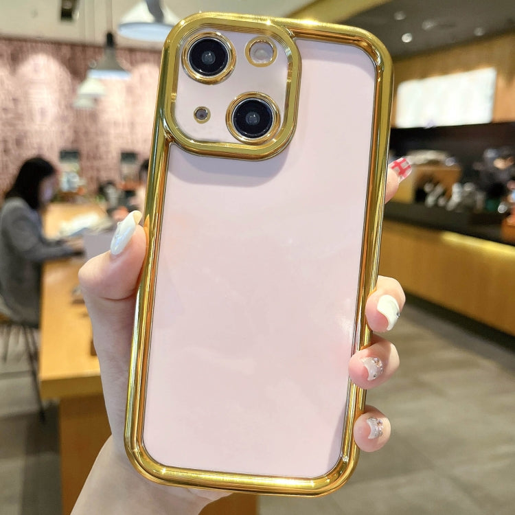 Plating Emery PC Hybrid Silicone Phone Case, For iPhone 15, For iPhone 14 Plus, For iPhone 14