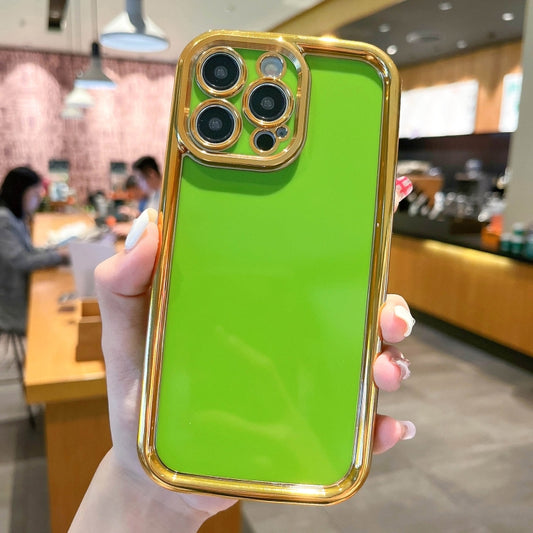 Plating Emery PC Hybrid Silicone Phone Case, For iPhone 13 Pro, For iPhone 13, For iPhone 12