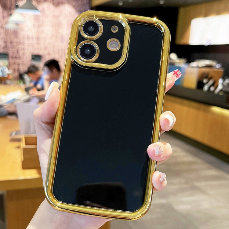 Plating Emery PC Hybrid Silicone Phone Case, For iPhone 13 Pro, For iPhone 13, For iPhone 12