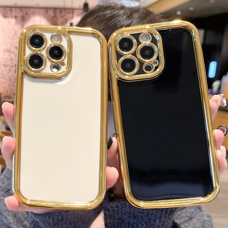 Plating Emery PC Hybrid Silicone Phone Case, For iPhone 13 Pro, For iPhone 13, For iPhone 12