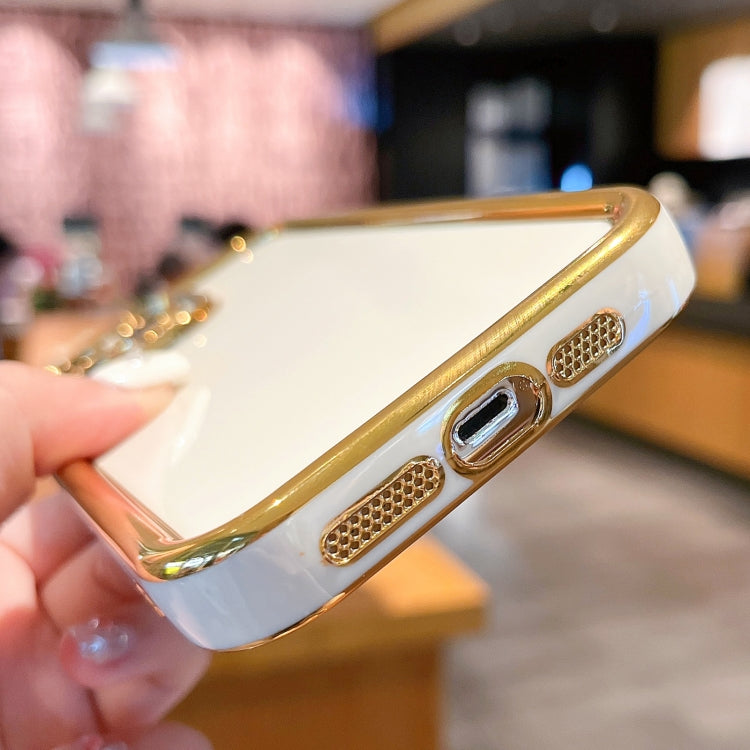 Plating Emery PC Hybrid Silicone Phone Case, For iPhone 13 Pro, For iPhone 13, For iPhone 12