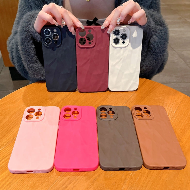 Frosted Wrinkles Texture TPU Phone Case, For iPhone 15 Pro Max, For iPhone 15 Pro, For iPhone 15 Plus