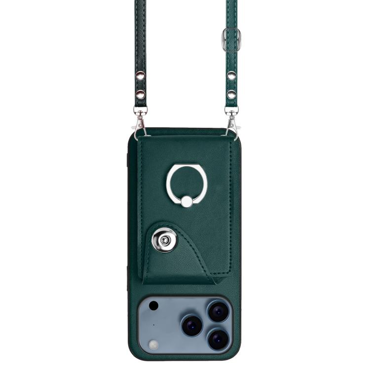 Organ Card Bag Ring Holder Phone Case with Long Lanyard, For iPhone 17 Pro Max, For iPhone 17 Pro, For iPhone 17, For iPhone Air
