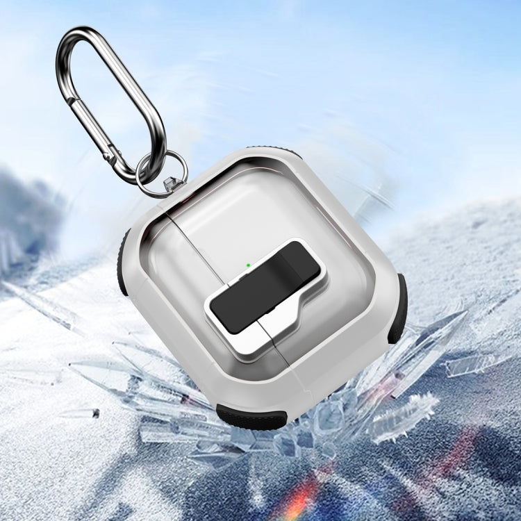 Thunder Clear Wireless Earphones Protective Case with Magnetic Switch, For AirPods 2