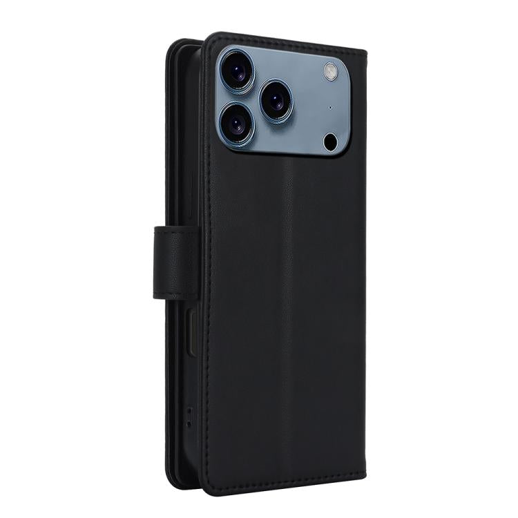 Multi-Card Wallet RFID Leather Phone Case, For iPhone 16e, For iPhone 16 Pro Max, For iPhone 16 Pro