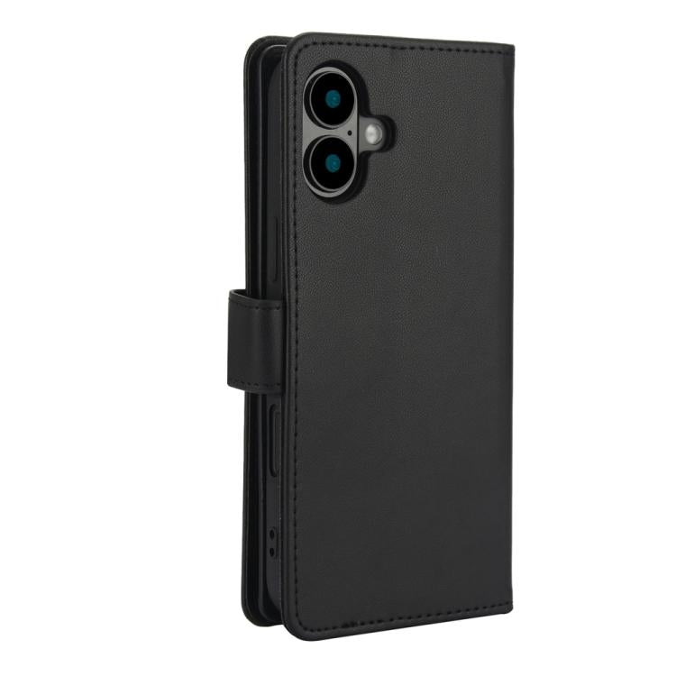 Multi-Card Wallet RFID Leather Phone Case, For iPhone 16 Plus, For iPhone 16, For iPhone 15 Pro Max