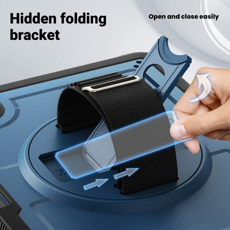 Honeycomb Hand Grip Turntable Stand Tablet Case, For iPad mini 2024 / mini 6, For iPad Pro 13 2024, For iPad Pro 11 2024