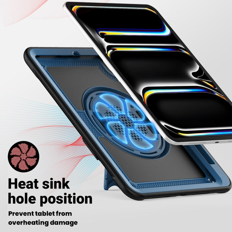 Honeycomb Hand Grip Turntable Stand Tablet Case, For iPad mini 2024 / mini 6, For iPad Pro 13 2024, For iPad Pro 11 2024