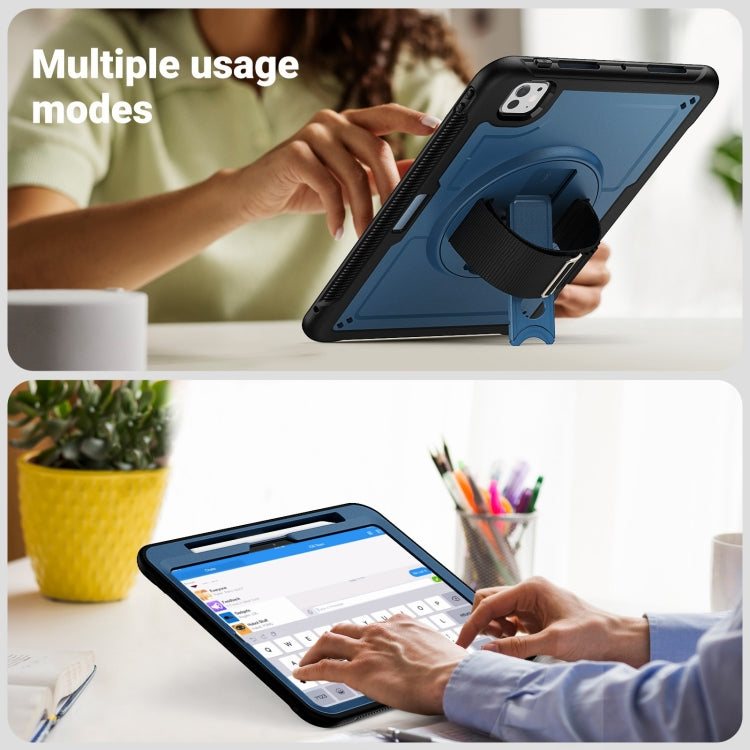 Honeycomb Hand Grip Turntable Stand Tablet Case, For iPad mini 2024 / mini 6, For iPad Pro 13 2024, For iPad Pro 11 2024