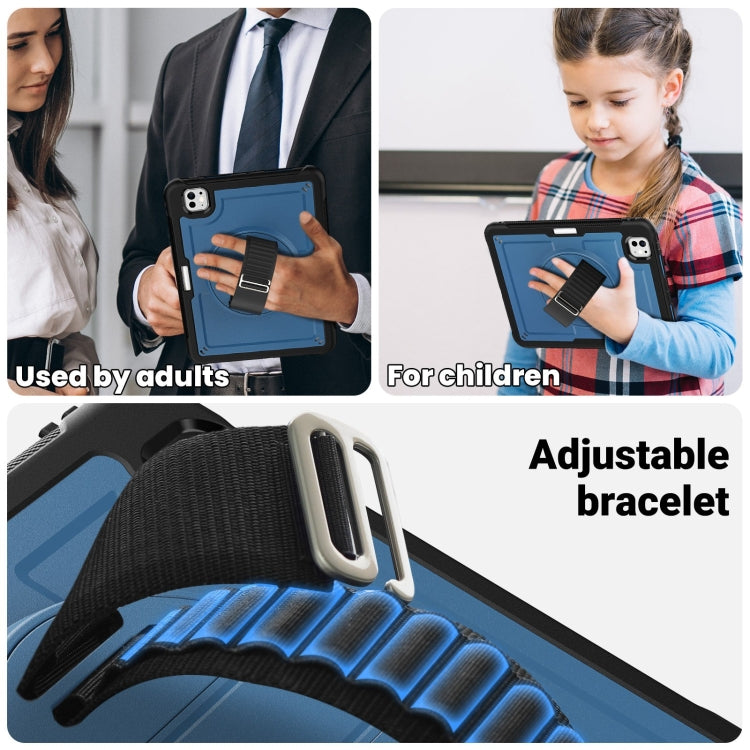Honeycomb Hand Grip Turntable Stand Tablet Case, For iPad mini 2024 / mini 6, For iPad Pro 13 2024, For iPad Pro 11 2024