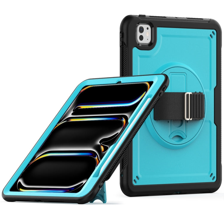 Honeycomb Hand Grip Turntable Stand Tablet Case, For iPad mini 2024 / mini 6, For iPad Pro 13 2024, For iPad Pro 11 2024
