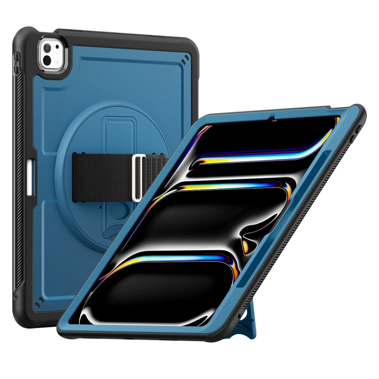 Honeycomb Hand Grip Turntable Stand Tablet Case, For iPad 10th Gen 10.9 2022, For iPad Air 11 2025 / 2024, For iPad Air 13 2025 / 2024