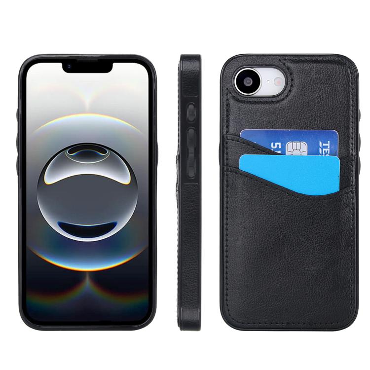 Litchi Leather Skin Card Slots Phone Case, For iPhone 17 Pro Max, For iPhone 17 Pro, For iPhone 17, For iPhone Air