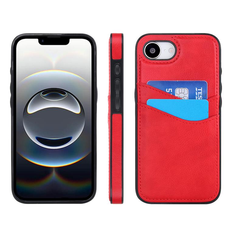 Litchi Leather Skin Card Slots Phone Case, For iPhone 17 Pro Max, For iPhone 17 Pro, For iPhone 17, For iPhone Air