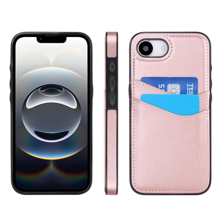 Litchi Leather Skin Card Slots Phone Case, For iPhone 17 Pro Max, For iPhone 17 Pro, For iPhone 17, For iPhone Air