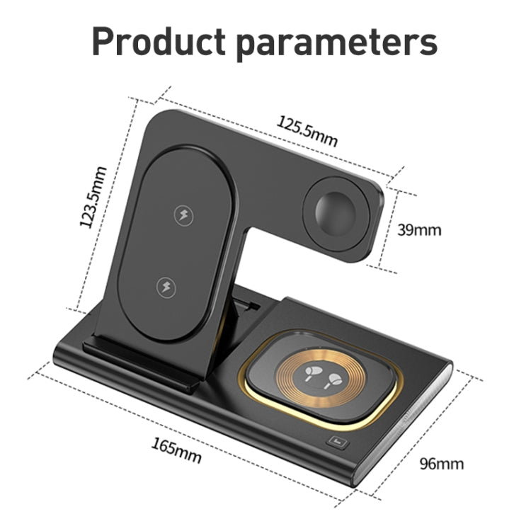A80 3 in 1 15W Folding Wireless Charger