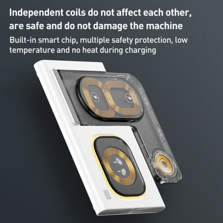 A80 3 in 1 15W Folding Wireless Charger