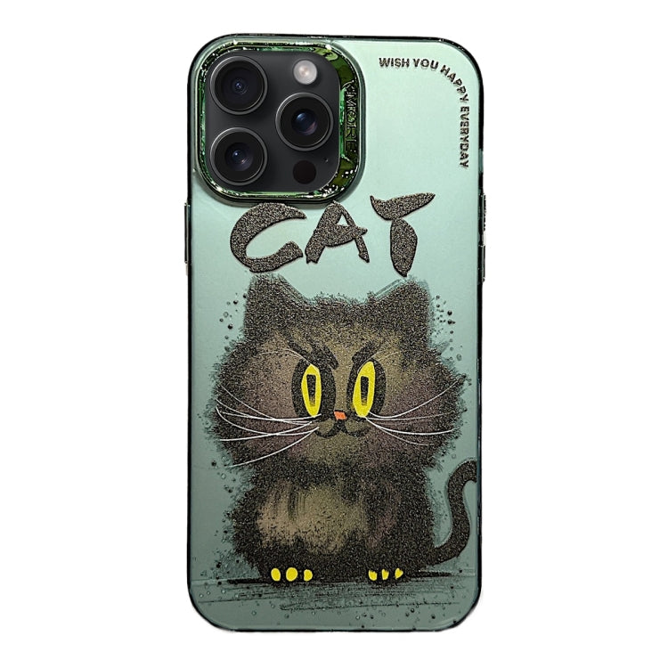 Electroplated Lens Ring Cartoon Animal Phone Case, For iPhone 14 Pro, For iPhone 14 Pro Max, For iPhone 13 Pro Max, For iPhone 13 Pro