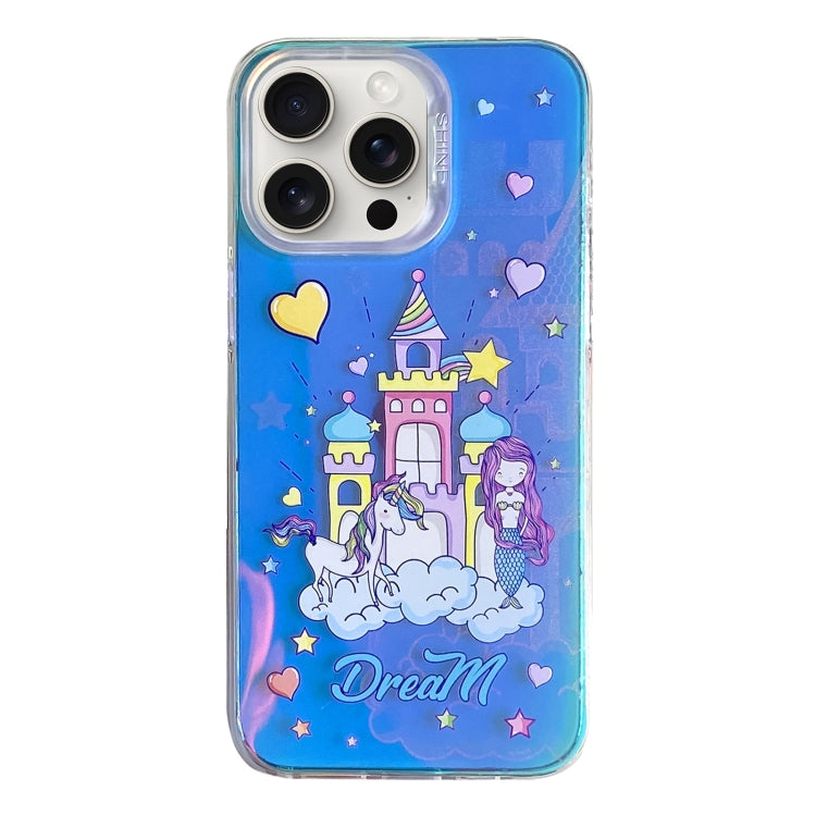 Colorful Pattern TPU + PC Phone Case, For iPhone 15 Pro Max, For iPhone 15 Pro