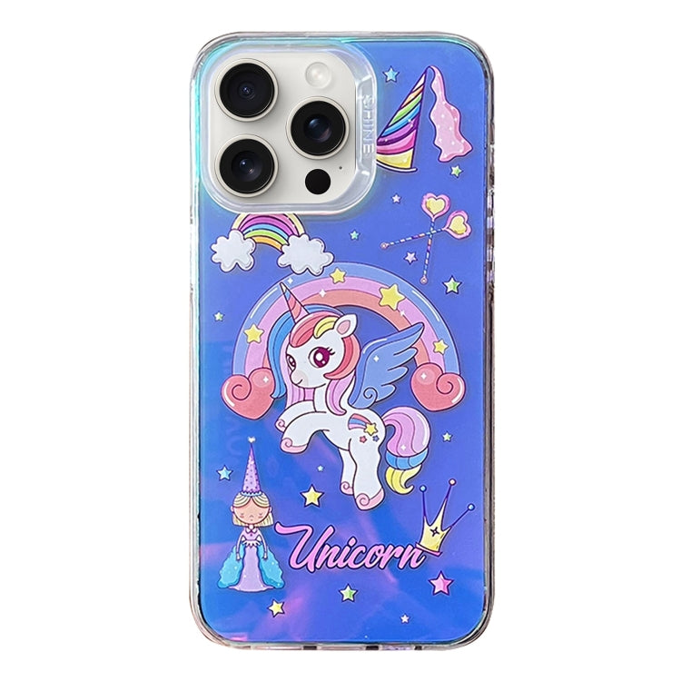 Colorful Pattern TPU + PC Phone Case, For iPhone 15 Pro Max, For iPhone 15 Pro