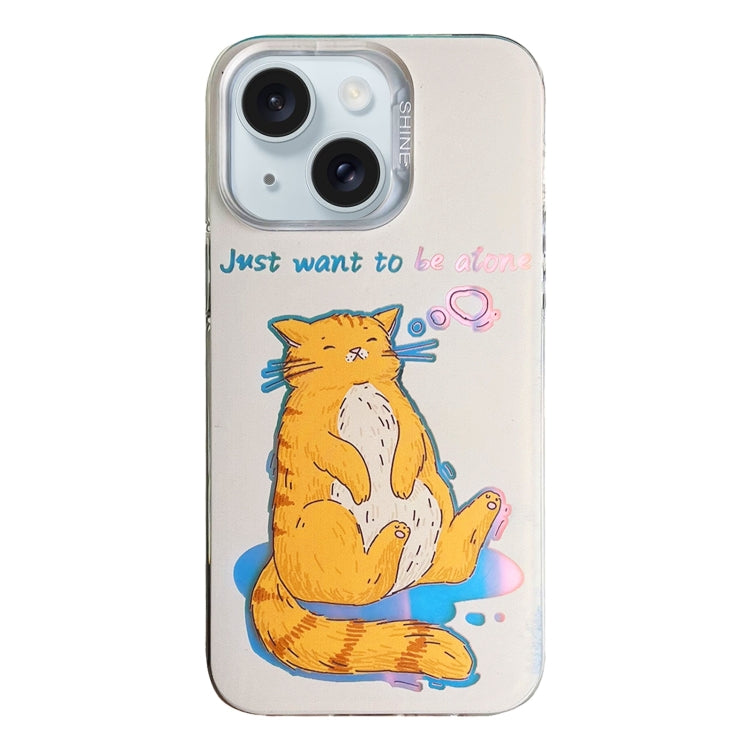 Colorful Pattern TPU + PC Phone Case, For iPhone 15, For iPhone 14