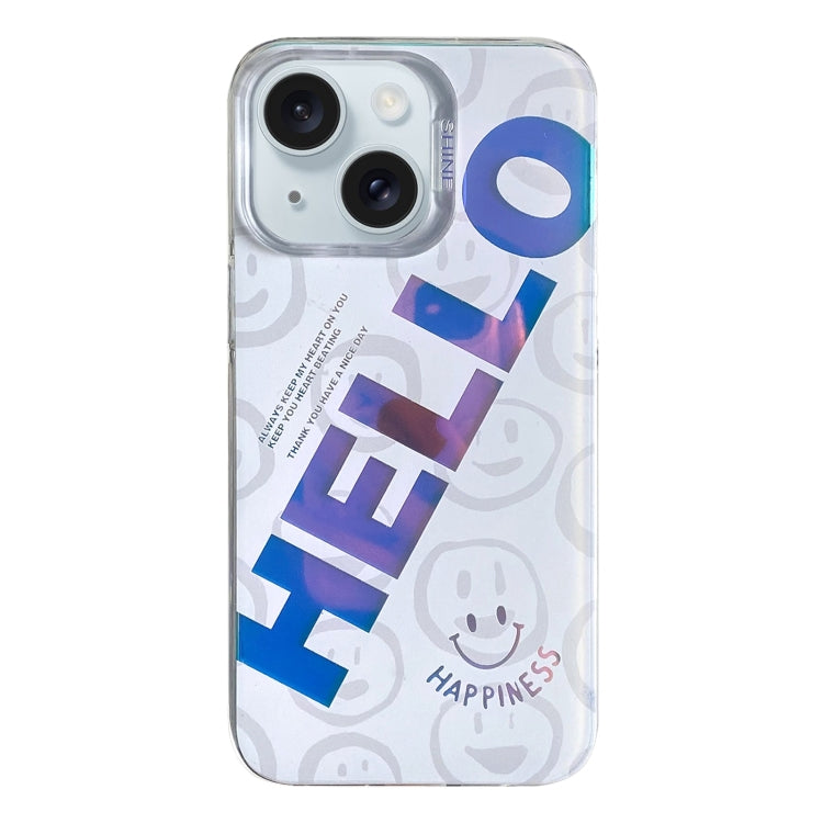 Colorful Pattern TPU + PC Phone Case, For iPhone 15, For iPhone 14
