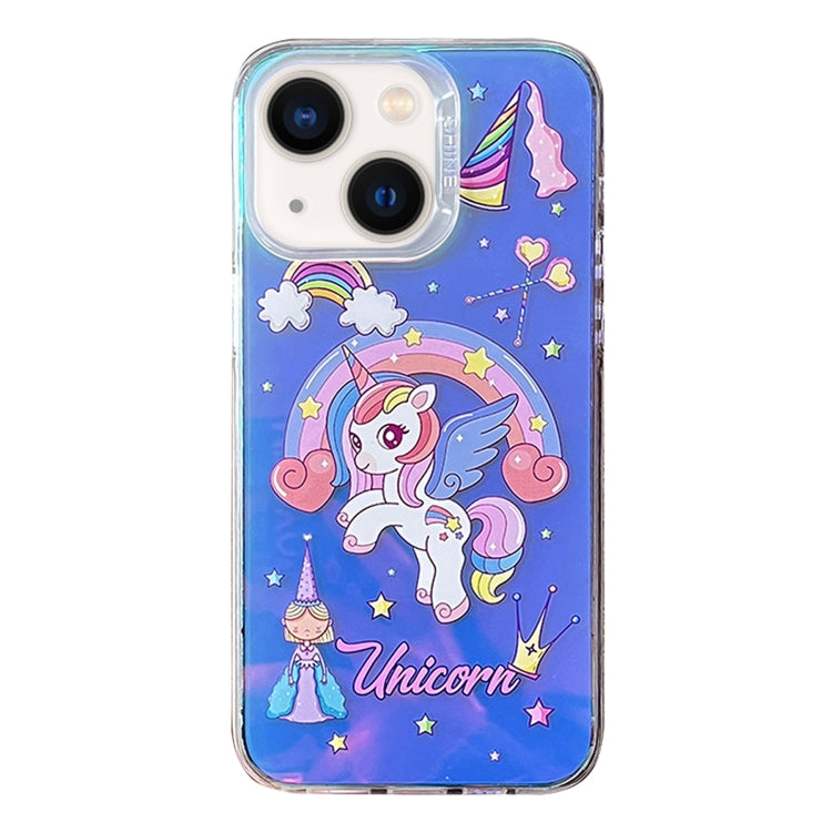 Colorful Pattern TPU + PC Phone Case, For iPhone 15, For iPhone 14