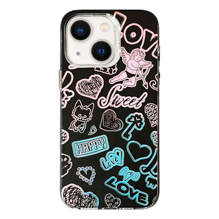 Colorful Pattern TPU + PC Phone Case, For iPhone 13, For iPhone 12