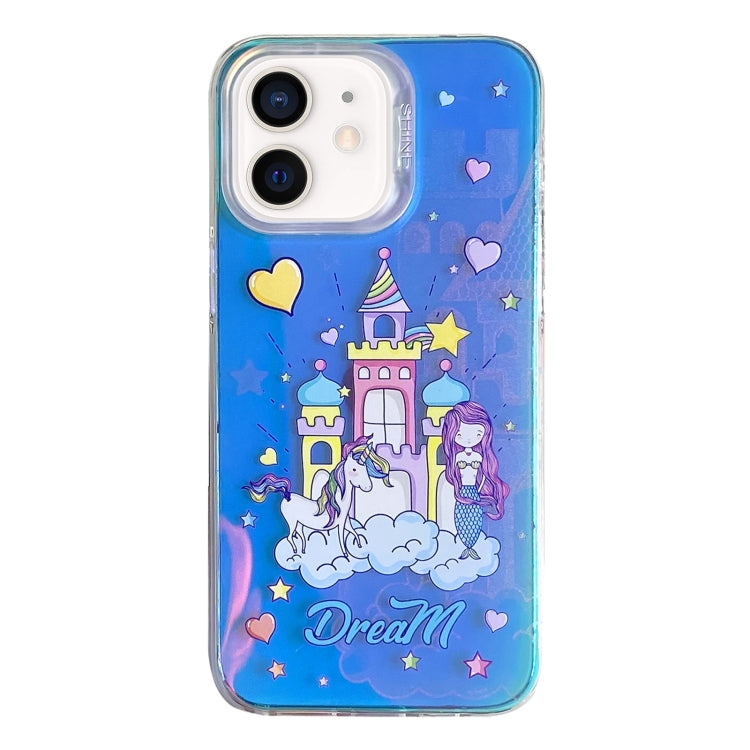 Colorful Pattern TPU + PC Phone Case, For iPhone 13, For iPhone 12