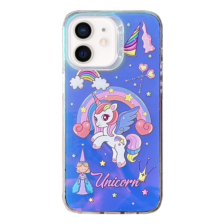 Colorful Pattern TPU + PC Phone Case, For iPhone 13, For iPhone 12