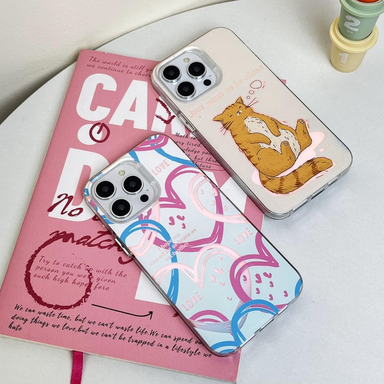Colorful Pattern TPU + PC Phone Case, For iPhone 13 Pro Max, For iPhone 13 Pro