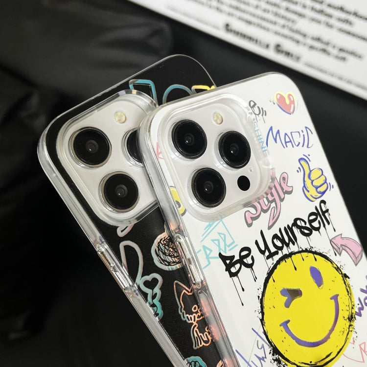 Colorful Pattern TPU + PC Phone Case, For iPhone 13 Pro Max, For iPhone 13 Pro
