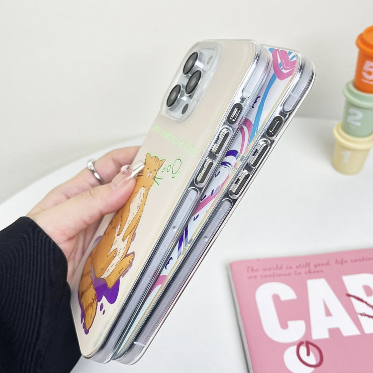 Colorful Pattern TPU + PC Phone Case, For iPhone 13 Pro Max, For iPhone 13 Pro