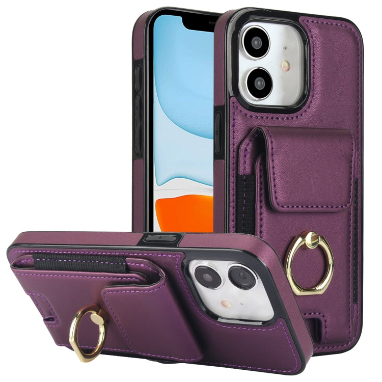 Elastic Card Bag Ring Holder Phone Case, For iPhone 11 Pro Max, For iPhone 11, For iPhone 11 Pro