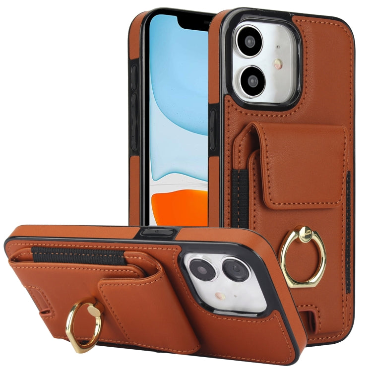 Elastic Card Bag Ring Holder Phone Case, For iPhone 11 Pro Max, For iPhone 11, For iPhone 11 Pro