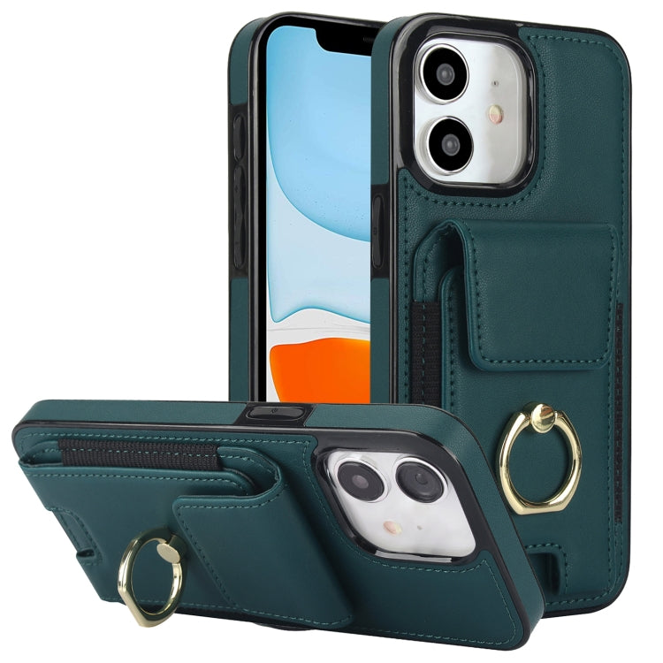 Elastic Card Bag Ring Holder Phone Case, For iPhone 11 Pro Max, For iPhone 11, For iPhone 11 Pro