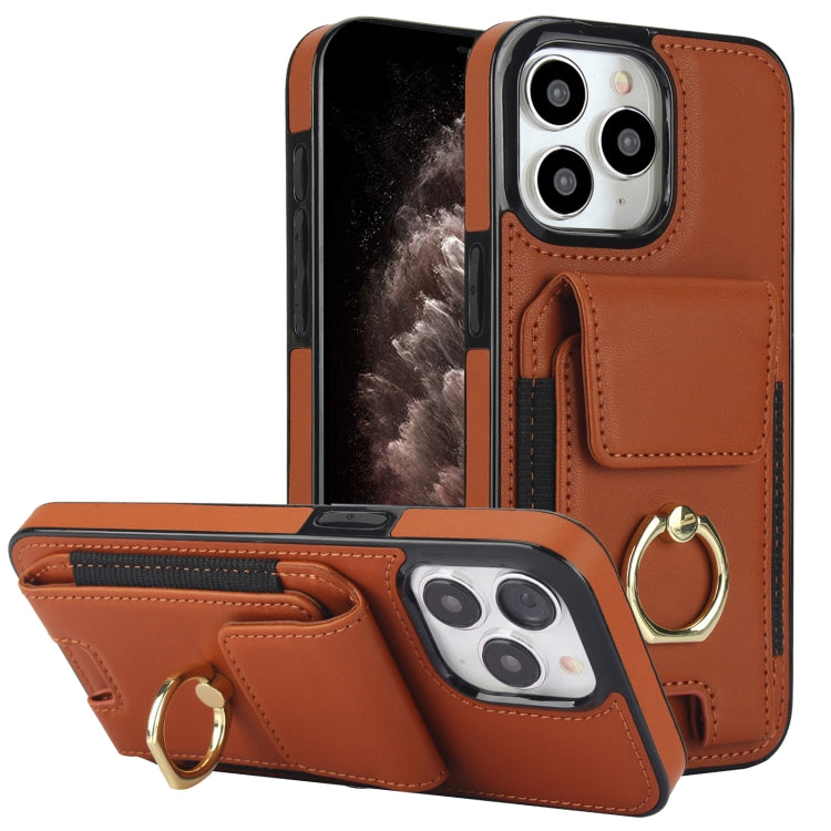 Elastic Card Bag Ring Holder Phone Case, For iPhone 11 Pro Max, For iPhone 11, For iPhone 11 Pro