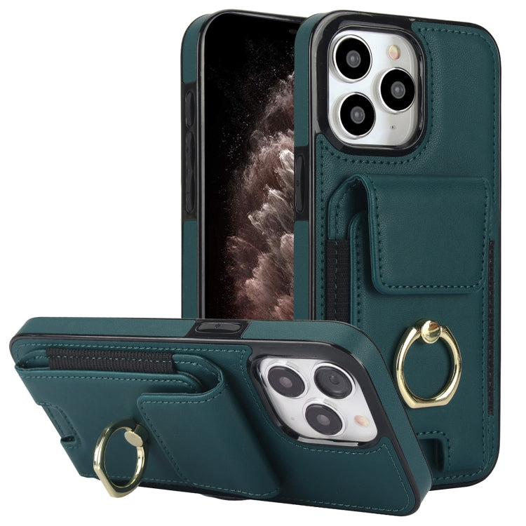 Elastic Card Bag Ring Holder Phone Case, For iPhone 11 Pro Max, For iPhone 11, For iPhone 11 Pro