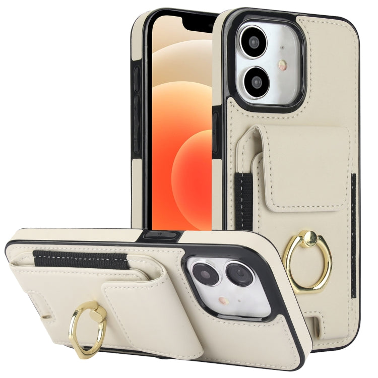 Elastic Card Bag Ring Holder Phone Case, For iPhone 13, For iPhone 12, For iPhone 12 Pro Max, For iPhone 12 Pro