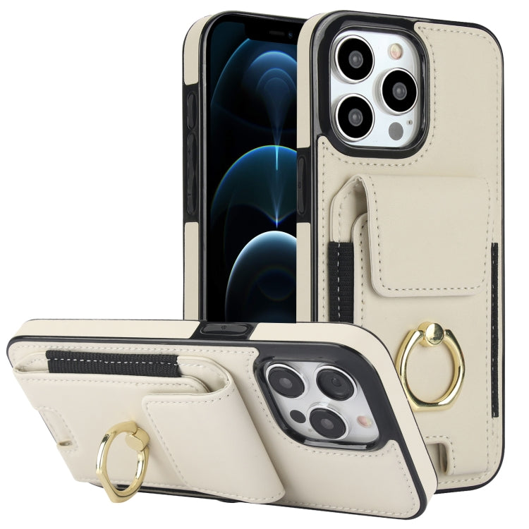 Elastic Card Bag Ring Holder Phone Case, For iPhone 13, For iPhone 12, For iPhone 12 Pro Max, For iPhone 12 Pro