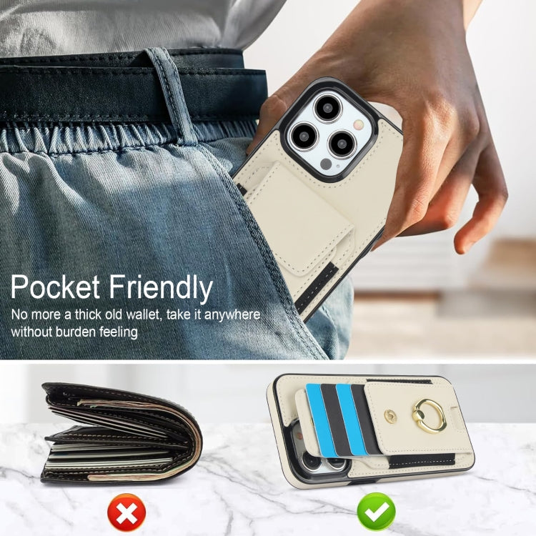 Elastic Card Bag Ring Holder Phone Case, For iPhone 13, For iPhone 12, For iPhone 12 Pro Max, For iPhone 12 Pro